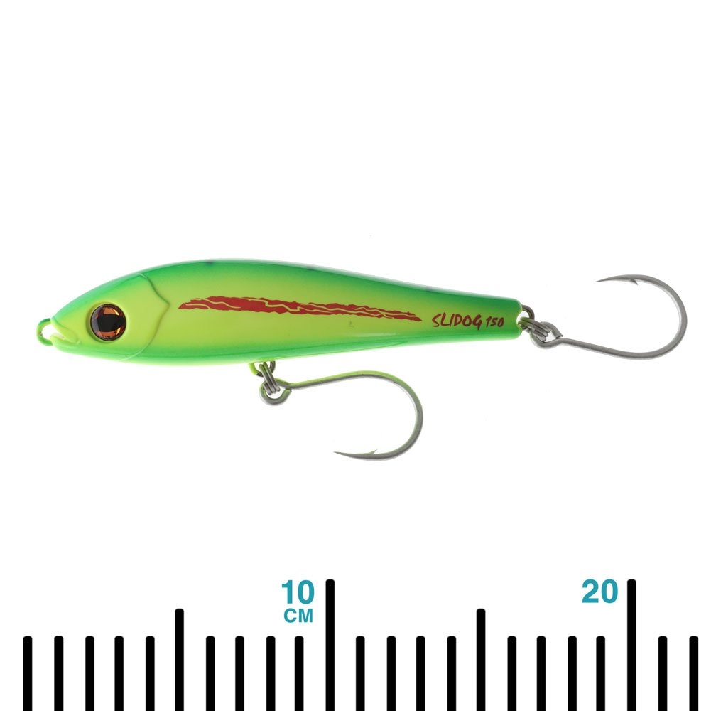 Halco Slidog 150 Rapid Sinking Stick Bait 150mm 85g Lumo