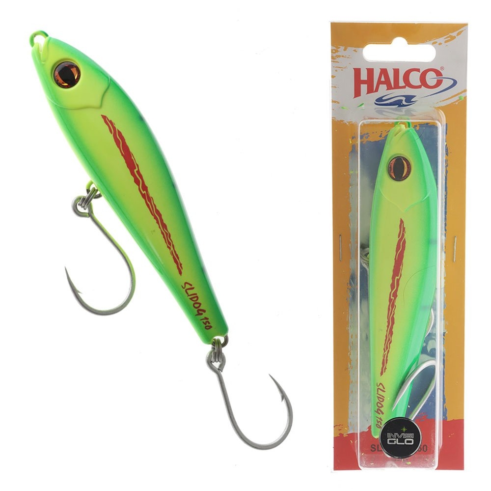 Halco Slidog 150 Rapid Sinking Stick Bait 150mm 85g Lumo