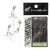 Hayabusa Shore Light Double Assist Hooks with Sabiki Flashers Qty 3 Super Small