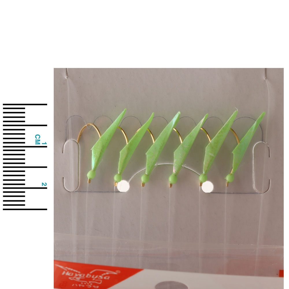 Hayabusa Glow Fish Skin Sabiki Rig Size 8