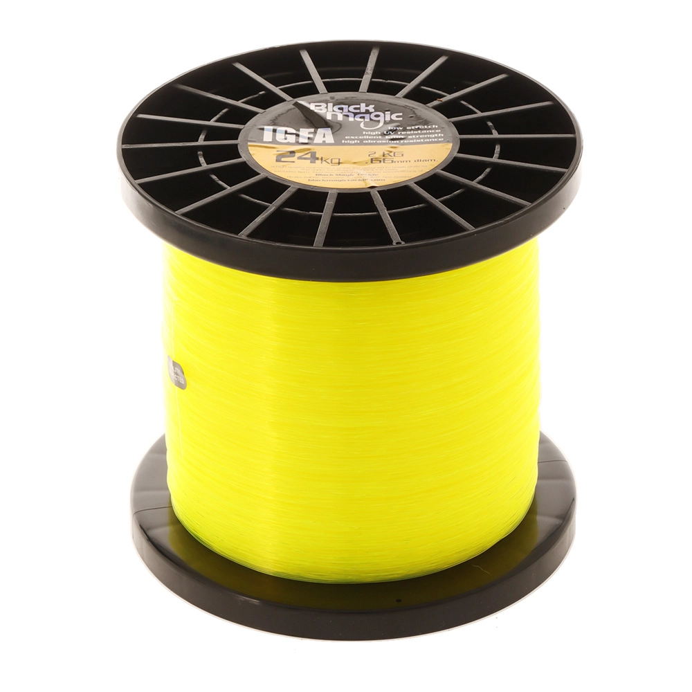 Black Magic IGFA Hi Viz Yellow Line 24kg 5280m 2kg Spool Black Magic IGFA Hi Viz Yellow Line 24kg 5280m 2kg Spool
