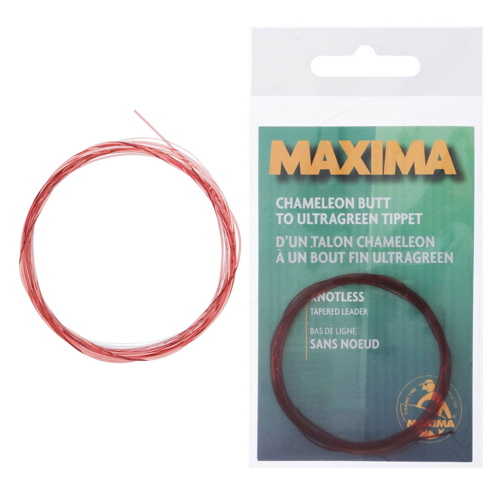Maxima Knotless Tapered Leader 2.7m 4X 6lb
