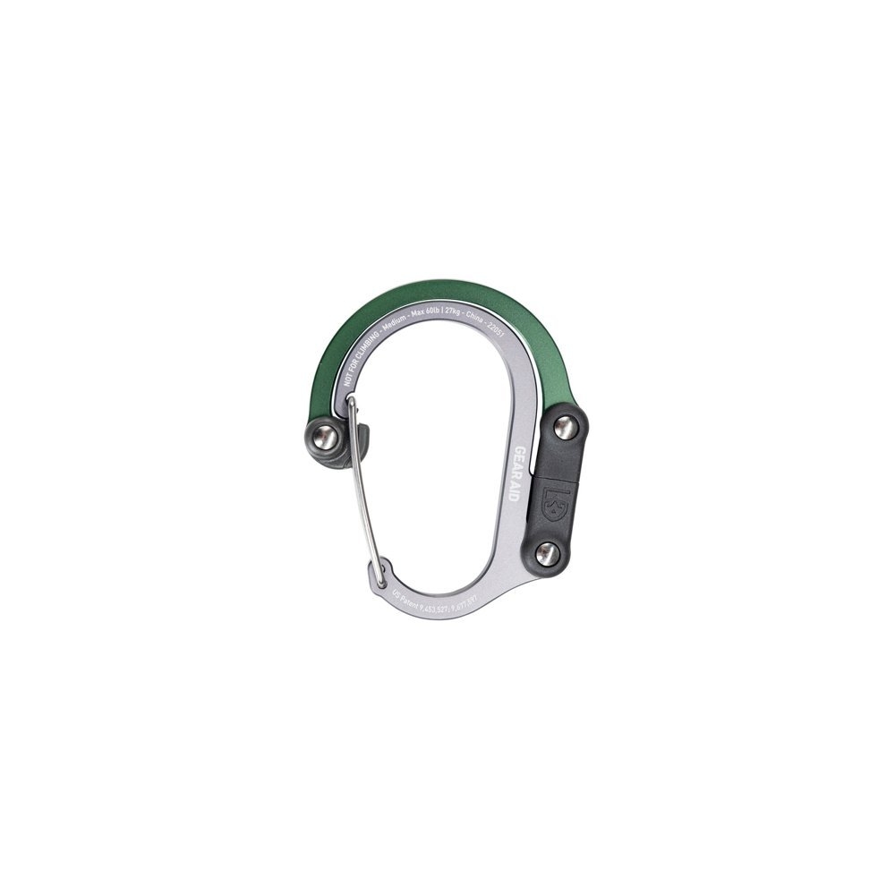 Gear Aid Heroclip Hybrid Gear Clip Medium Forest Green