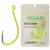 Wise Angler Extra Long Point Beak Hooks Fluoro Green 4/0 Qty 10