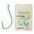 Wise Angler Extra Long Point Beak Hooks Lumo Green 4/0 Qty 10