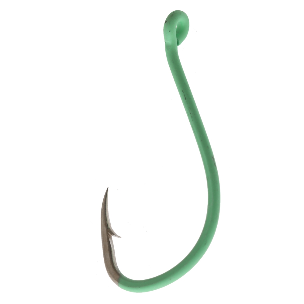Wise Angler Extra Long Point Beak Hooks Lumo Green