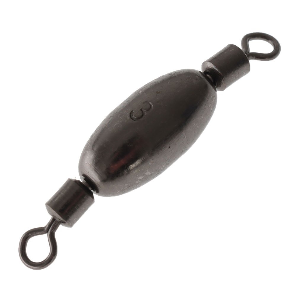 Wise Angler Barrel Brass Weight Rolling Swivels Size 3 Qty 5