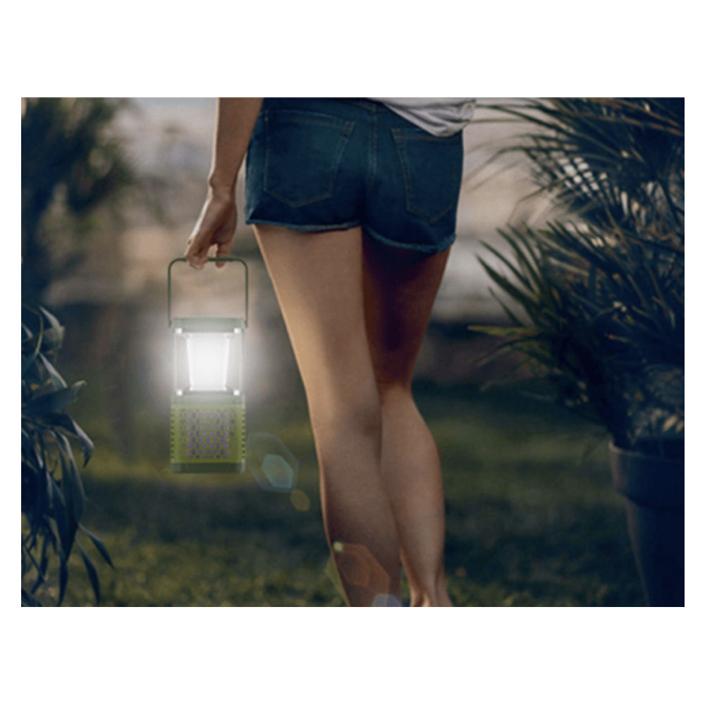 Pestrol Solar Powered LED Camping Lantern with Mosquito Zapper