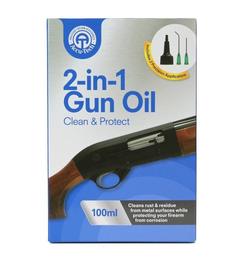 Accu-Tech 2-In-1 Lubricating Gun Oil 100ml