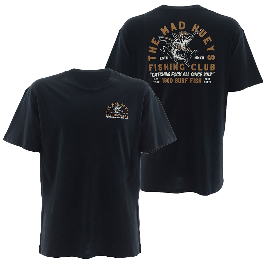 The Mad Hueys Fishing Club T-Shirt Black M