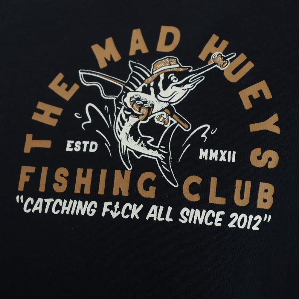 The Mad Hueys Fishing Club T-Shirt Black M
