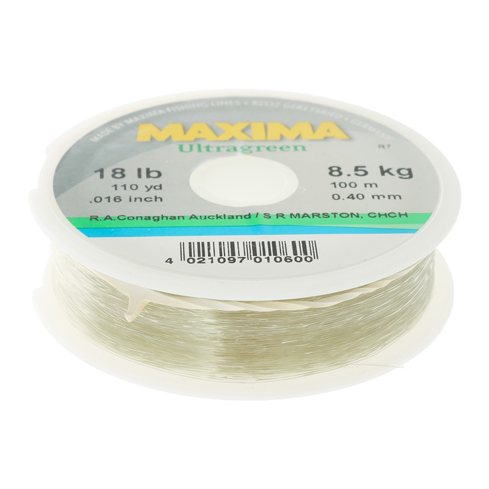 Maxima Ultragreen Monofilament 100m 18lb 0.40mm