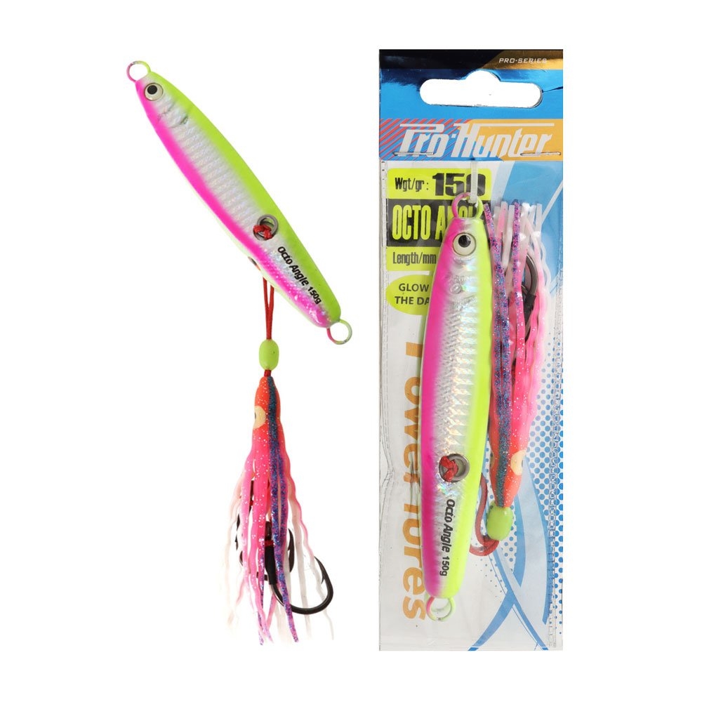 Pro Hunter Octo Angle Inchiku Jig 150g Pink/Yellow