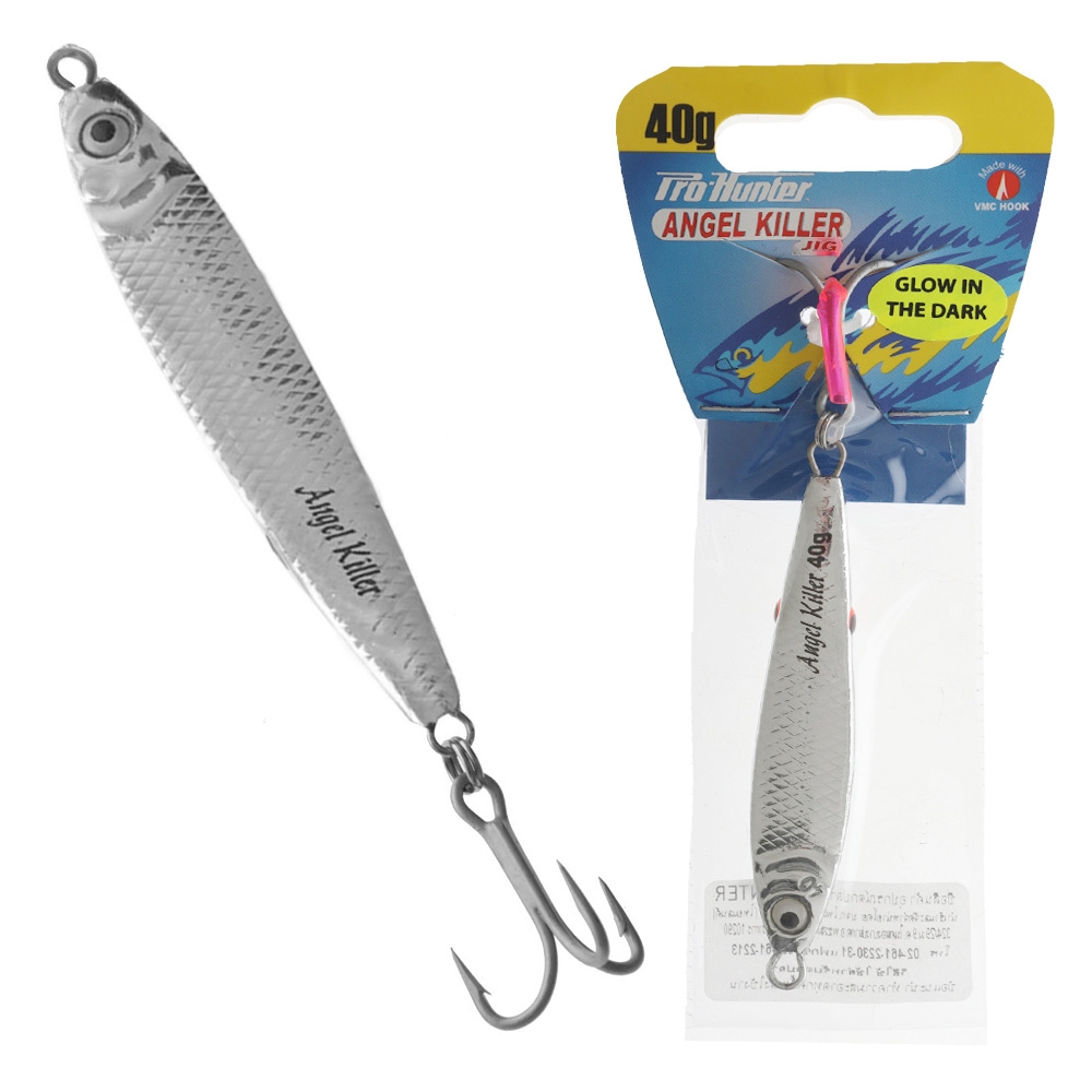 Pro Hunter Angel Killer Kahawai Casting Jig 40g Chrome