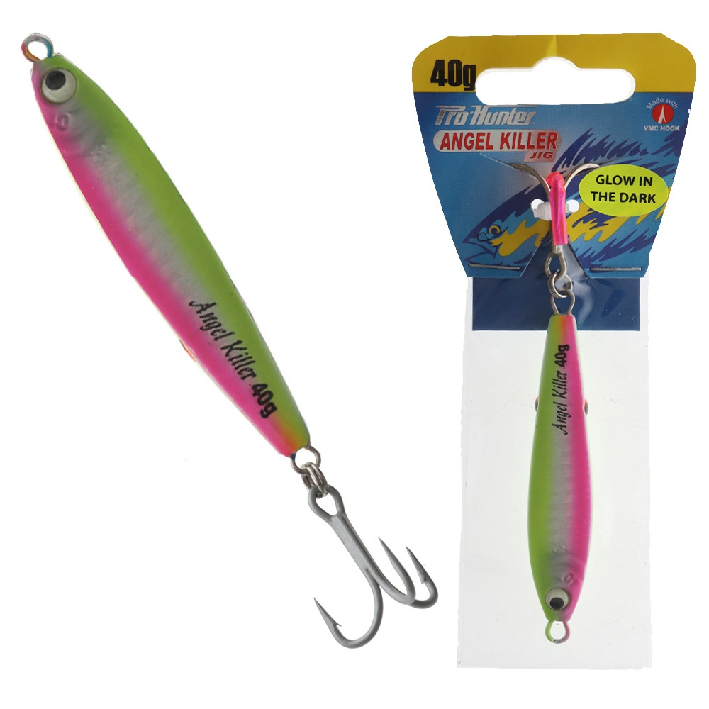 Pro Hunter Angel Killer Kahawai Casting Jig 40g Pink/Yellow