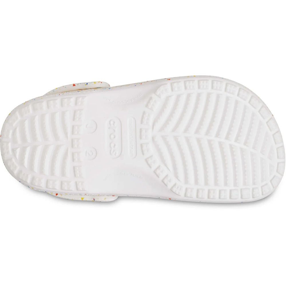 Crocs Classic Kids Easy Slip-On Clogs Paint Splatter White/Multi J2 / US 2Y