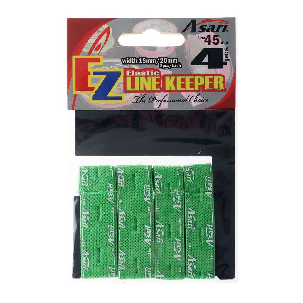 Asari Spinning Reel Line Keeper 15x45mm - 4 Pack