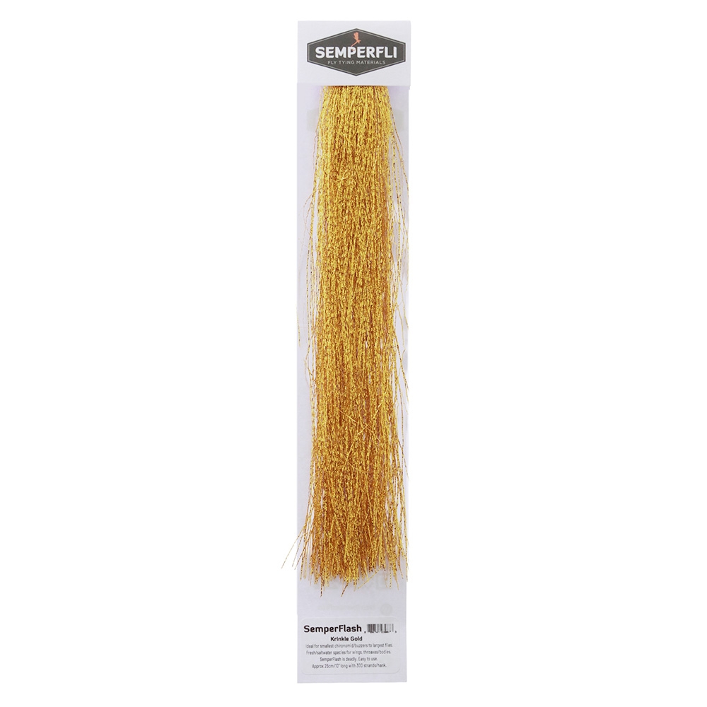 Semperfli SemperFlash Fly Tying Krinkle Flash 25cm Gold
