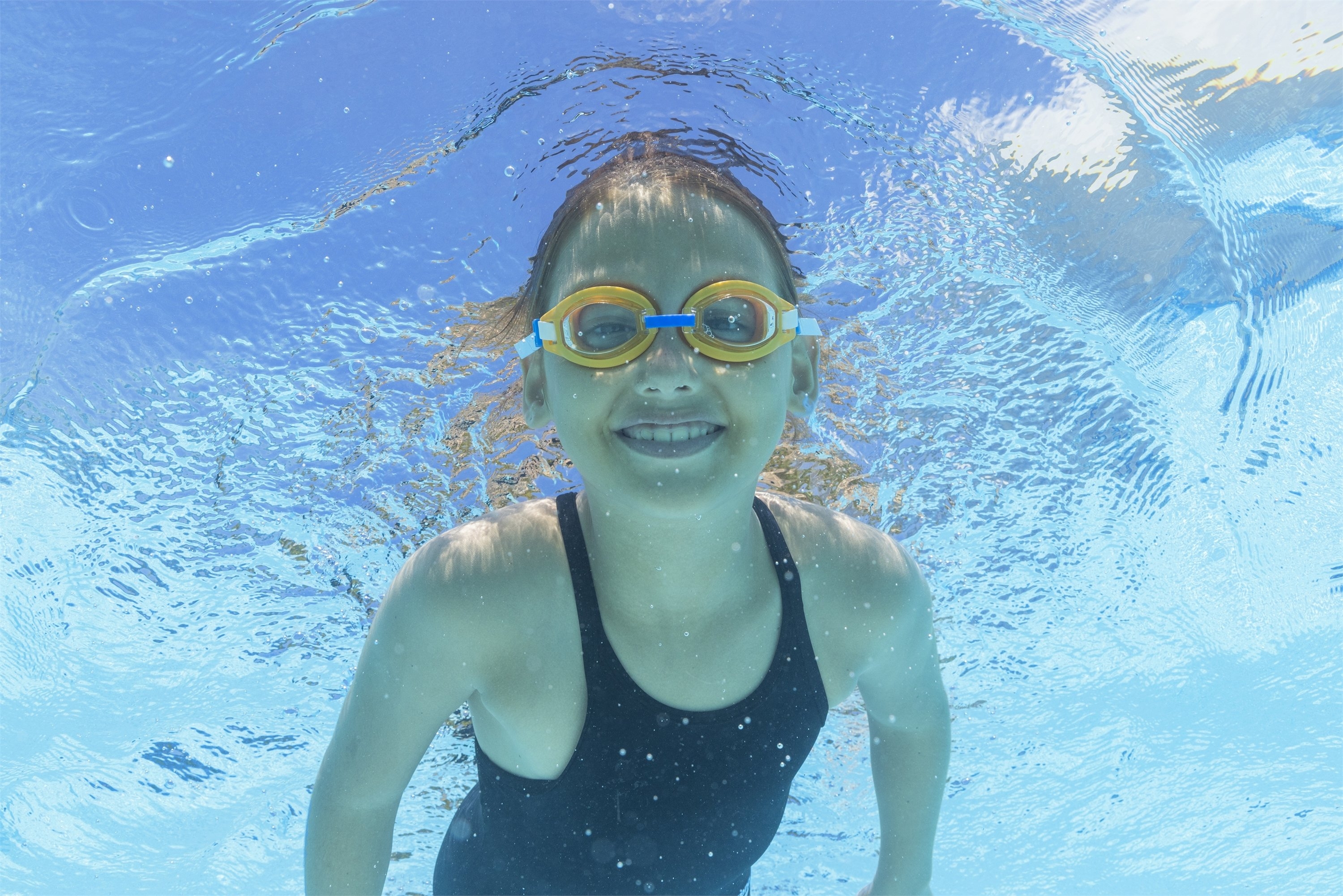 Bestway Aqua Burst Youth Swimming Goggles Orange