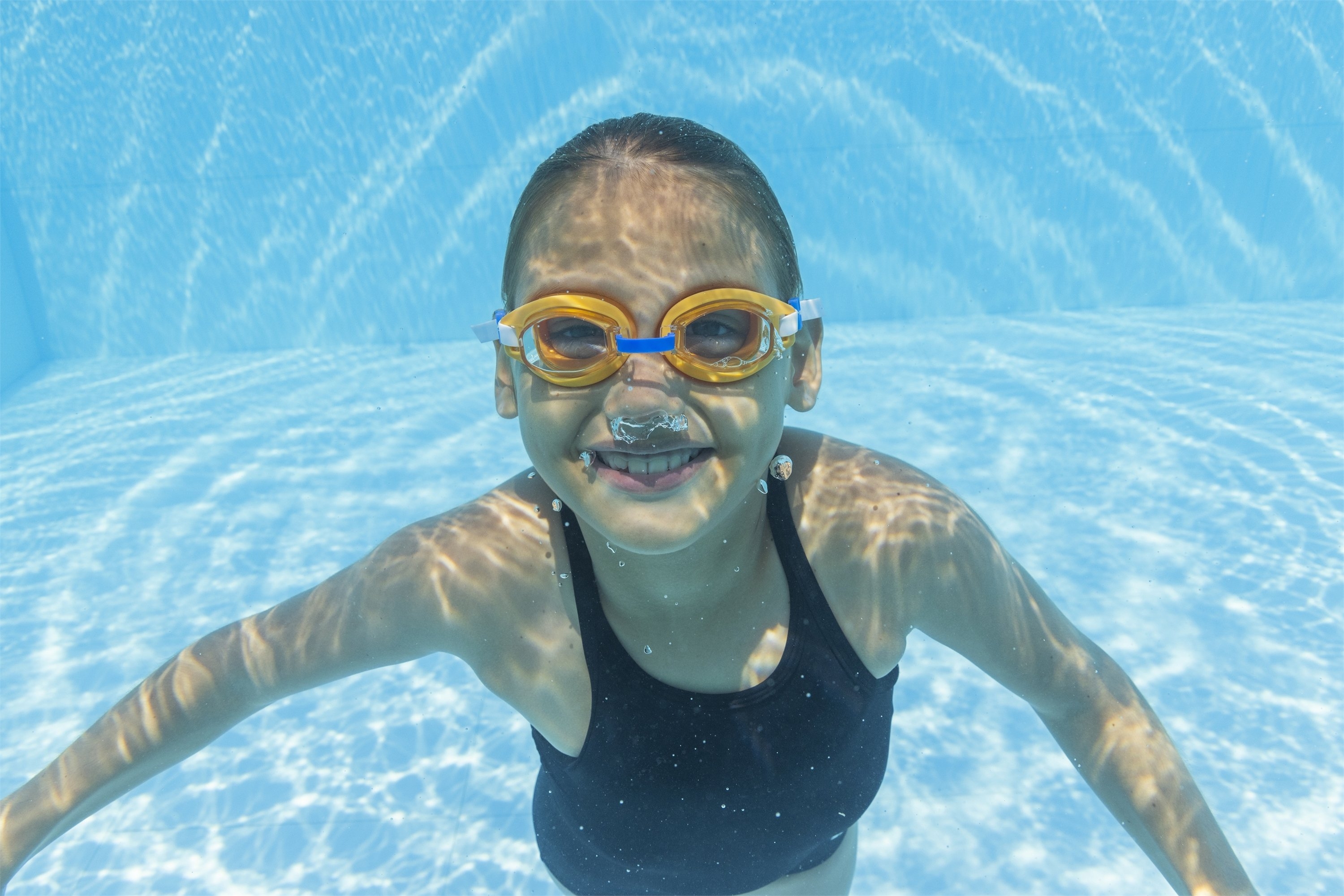 Bestway Aqua Burst Youth Swimming Goggles Orange