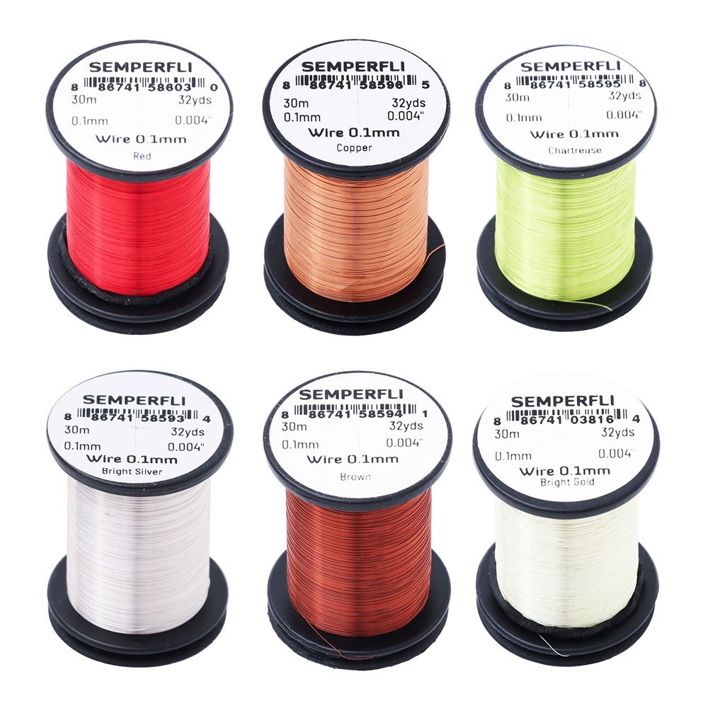 Semperfli Ultrafine Fly Tying Wire 0.1mm x 30m