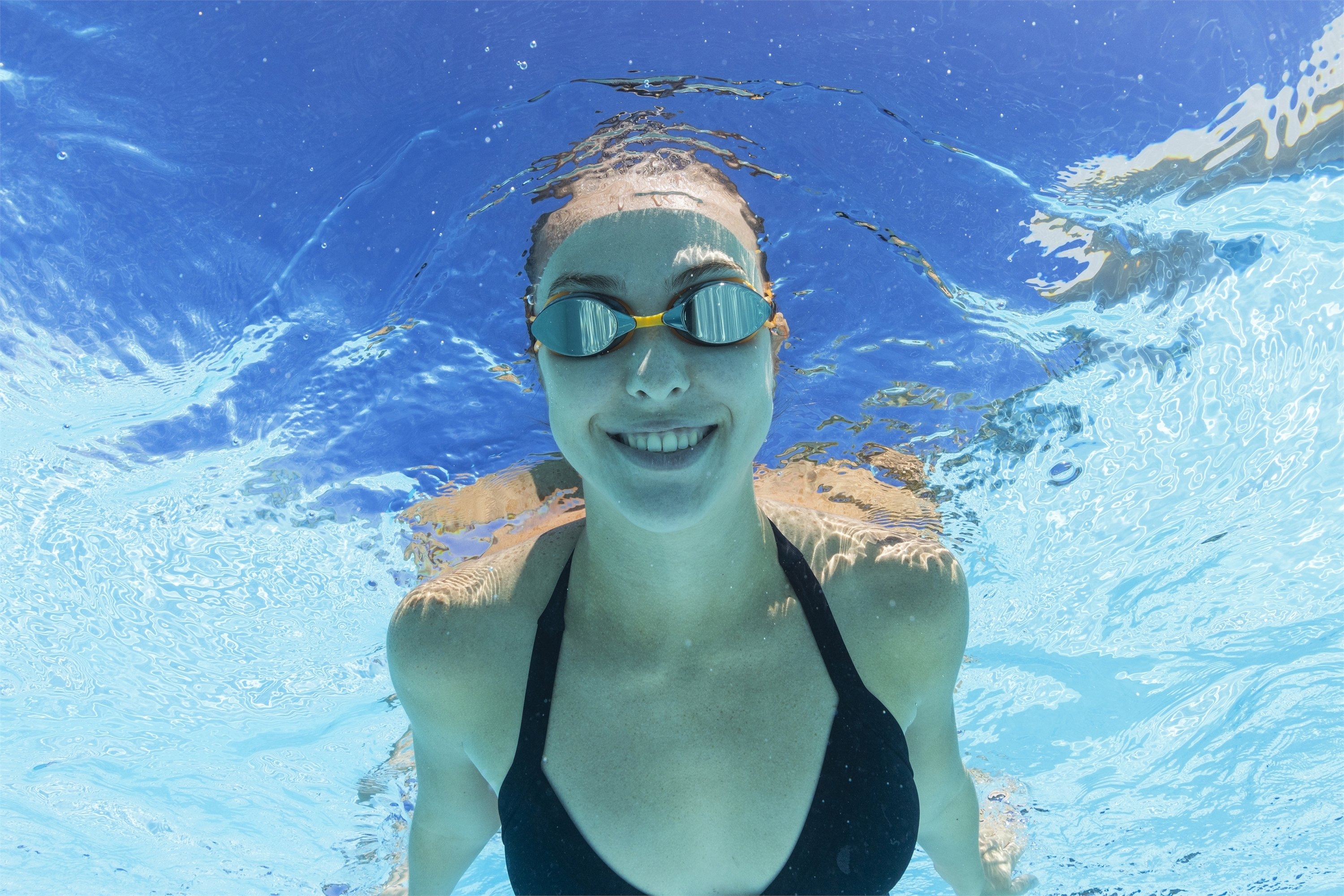 Bestway Elite Blast Pro Swimming Goggles Orange