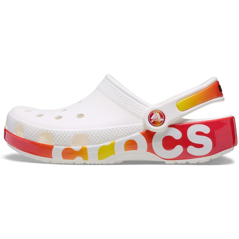 Crocs Classic Kids Easy Slip-On Clogs Reflector White/Multi C12