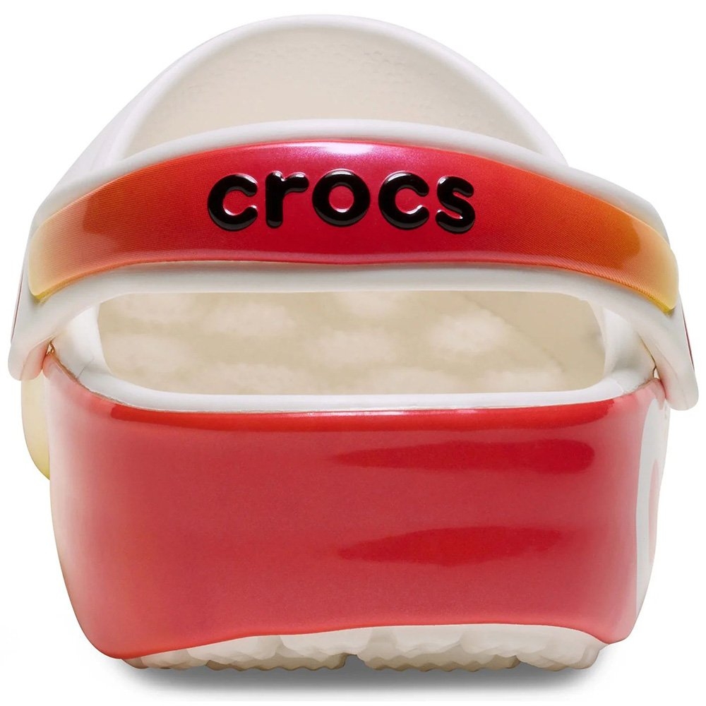 Crocs Classic Kids Easy Slip-On Clogs Reflector White/Multi C13