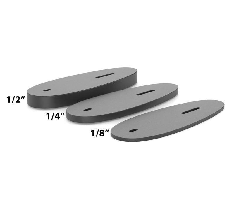 KICK-EEZ Polymer Recoil Pad Spacers 1/2in Black