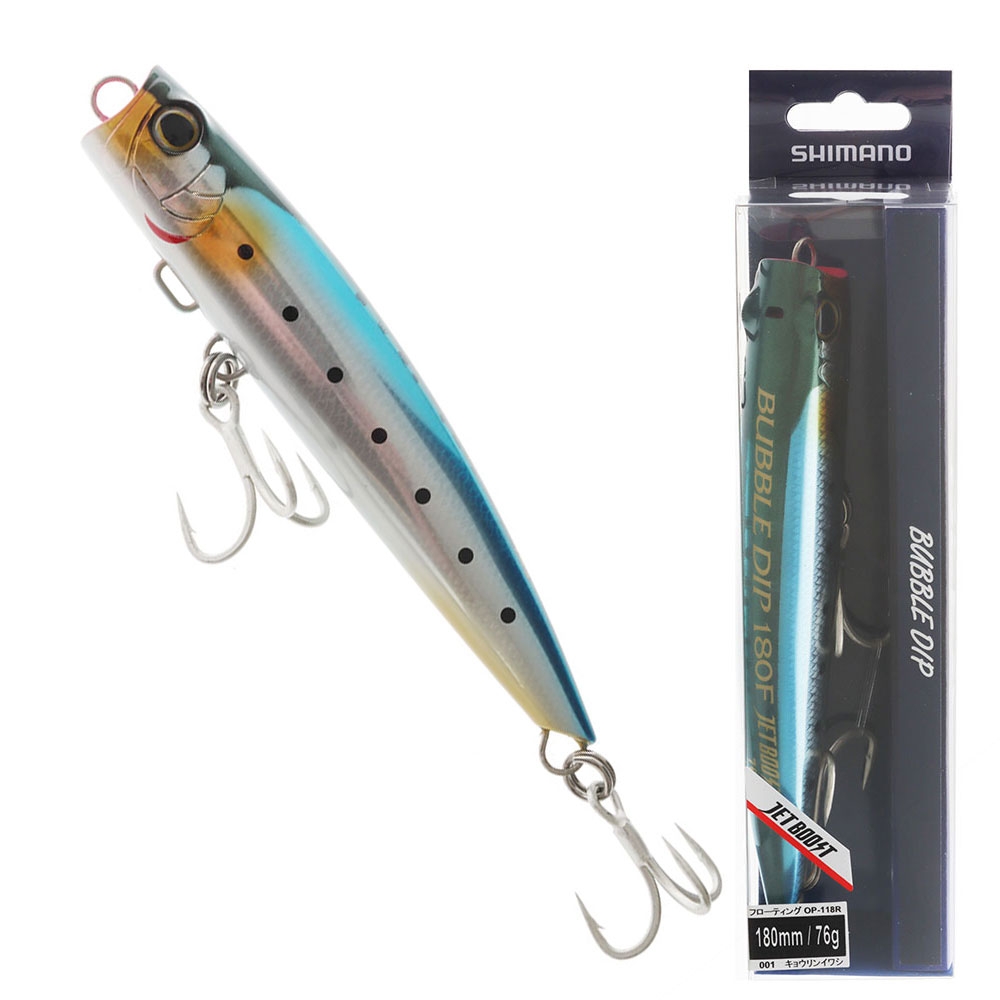 Shimano Ocea Bubble Dip Jet Boost Popper 180mm 76g Sardine