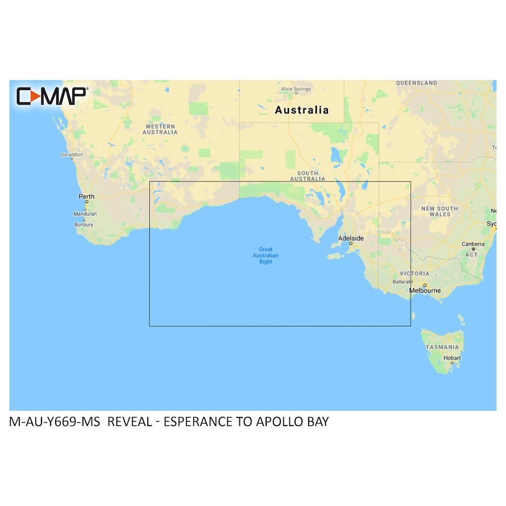 C-MAP REVEAL M-AU-Y669 Chart Card Esperance to Apollo Bay