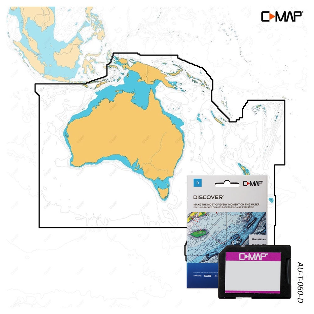 C-MAP AU-T-060-D-MS Discover X Chart Card Australia and New Zealand