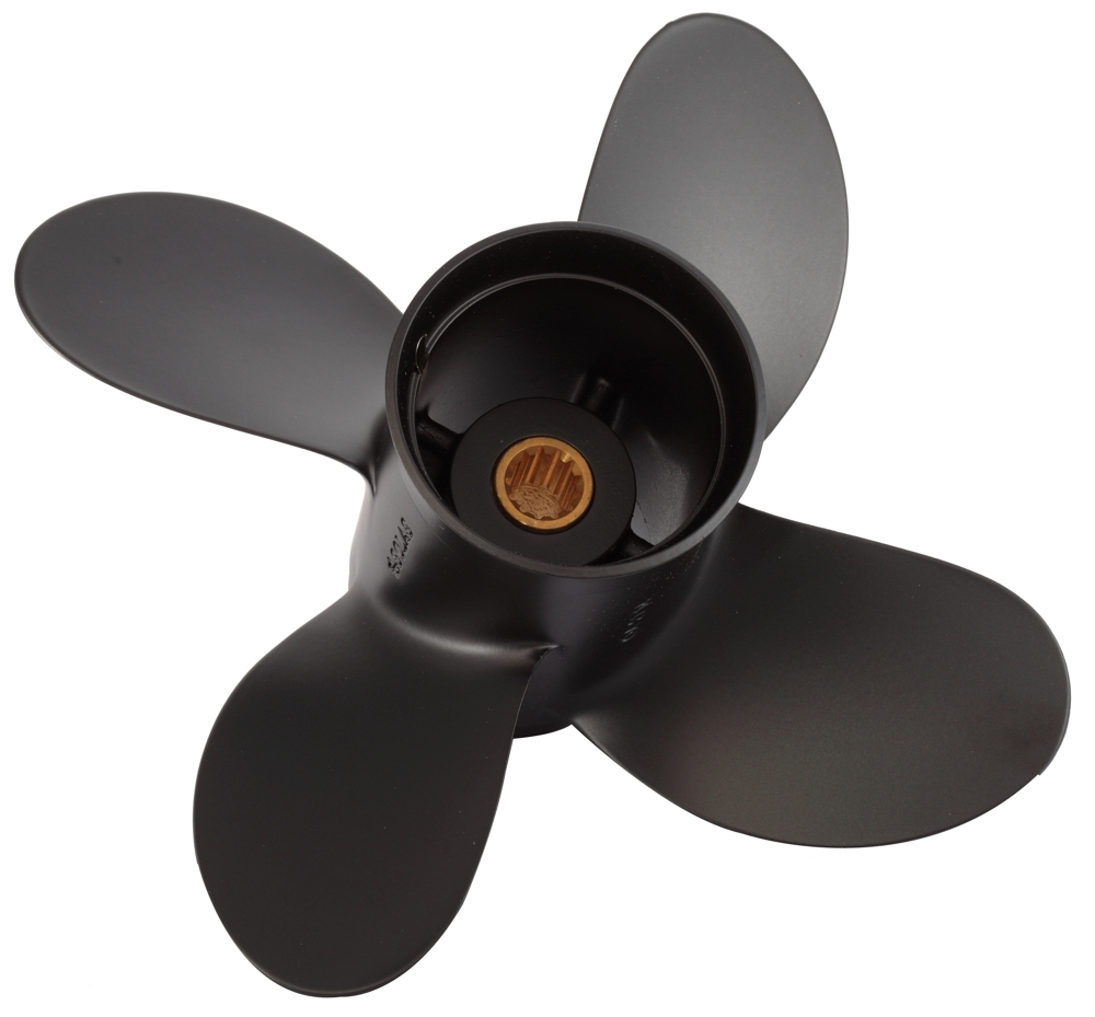 SOLAS 2113-093-09 Amita 4 Johnson/Evinrude/BRP Aluminium 9.9-15 HP 09 Propeller