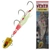 Vexed Bottom Meat Hybrid Jig / Bait Rig 40g Gold Flash Glow