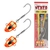Vexed Dhu Bomb Jig Head Orange Glow 20g Qty 2