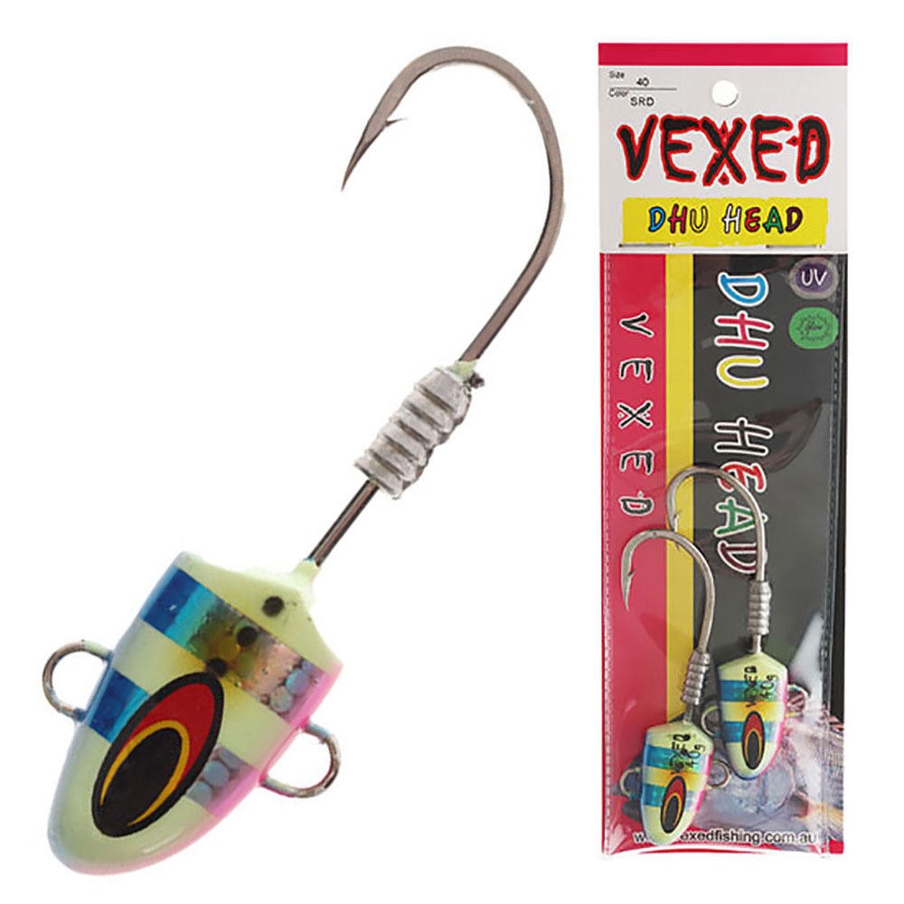 Vexed Dhu Head Jig Head Sardine Glow 40g Qty 2