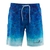 Black Shag Quick-Dry Stretch Mens Board Shorts Ocean Blue 28in
