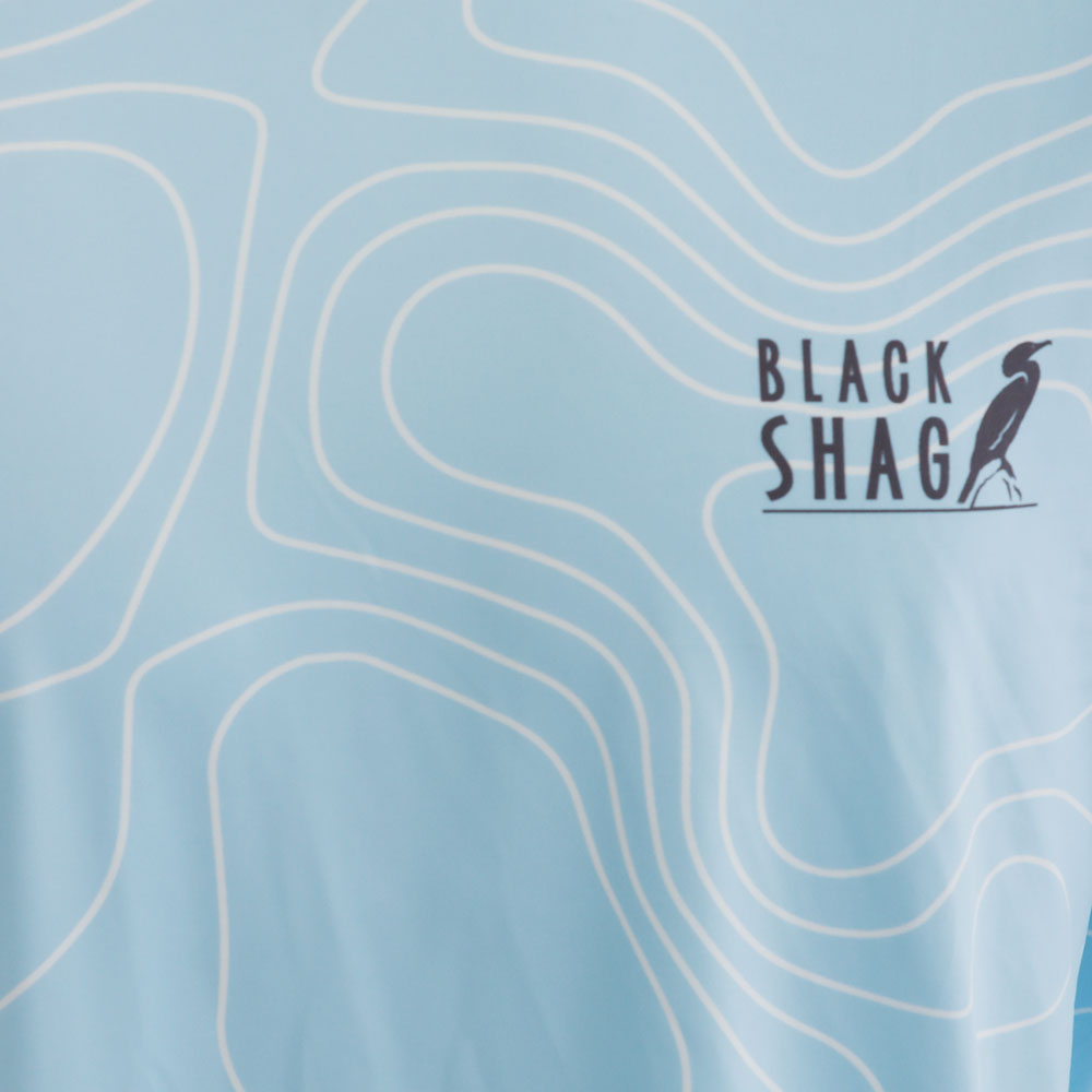 Black Shag UPF50+ Fishing Hoodie