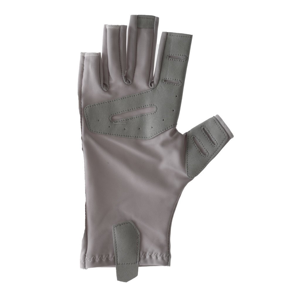 Black Shag UPF50+ Fingerless Fishing Gloves