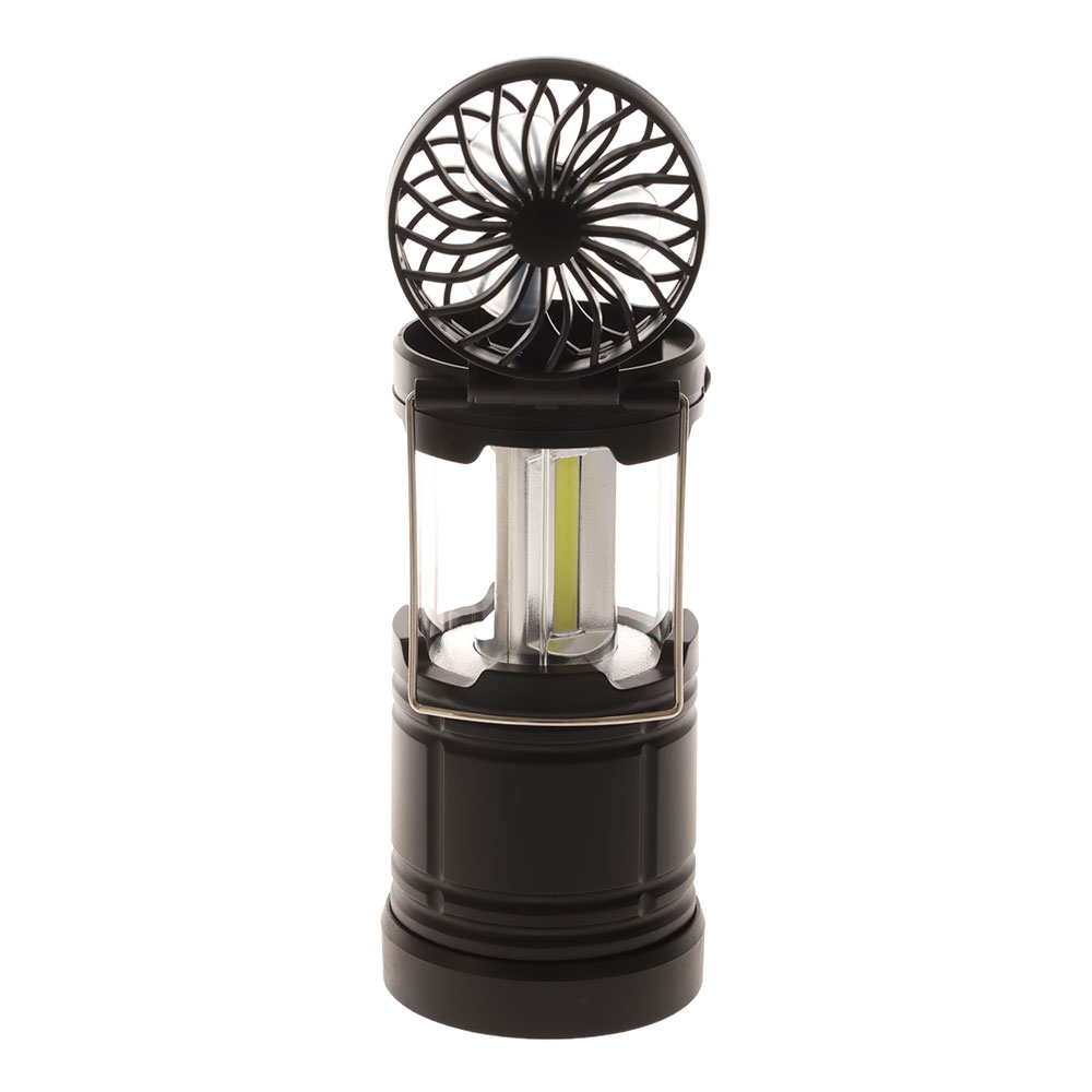 2-in-1 Collapsible LED Lantern with Fan