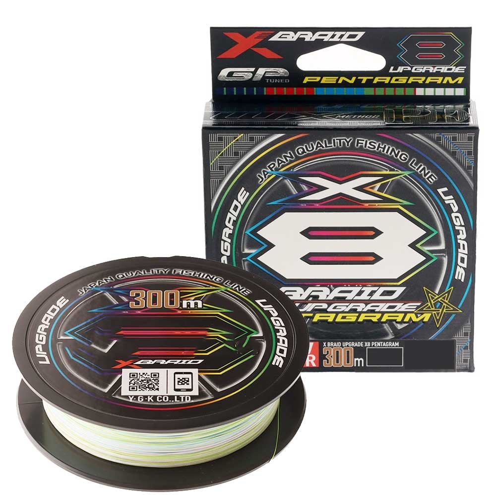 XBraid Upgrade X8 Pentagram Multi-Colour Braid 300m
