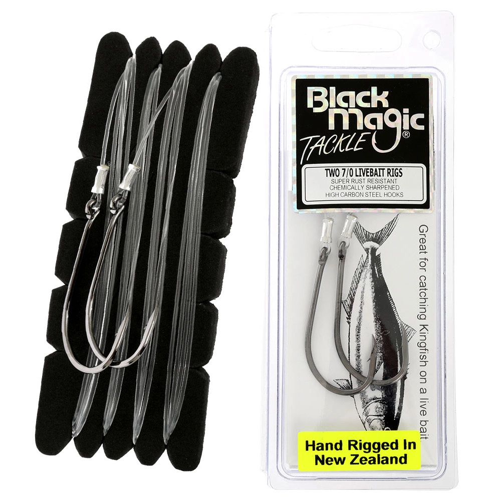 Black Magic Livebait Rig 7/0 Qty 2 Black Magic Livebait Rig 7/0 Qty 2