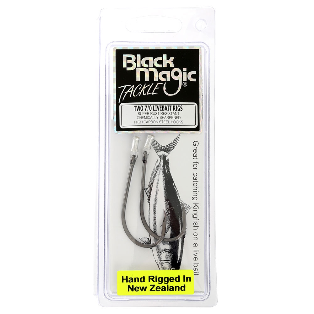 Black Magic Livebait Rig 7/0 Qty 2