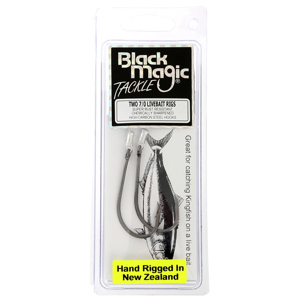 Black Magic Livebait Rig 7/0 Qty 2 Black Magic Livebait Rig 7/0 Qty 2