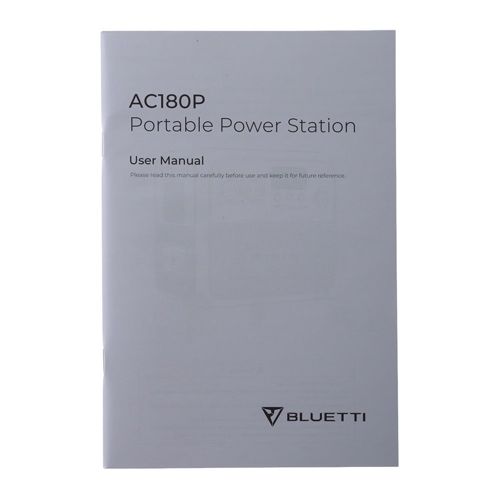 BLUETTI AC180P Portable Solar Power Station 1800W Inverter 1440Wh LiFePO4