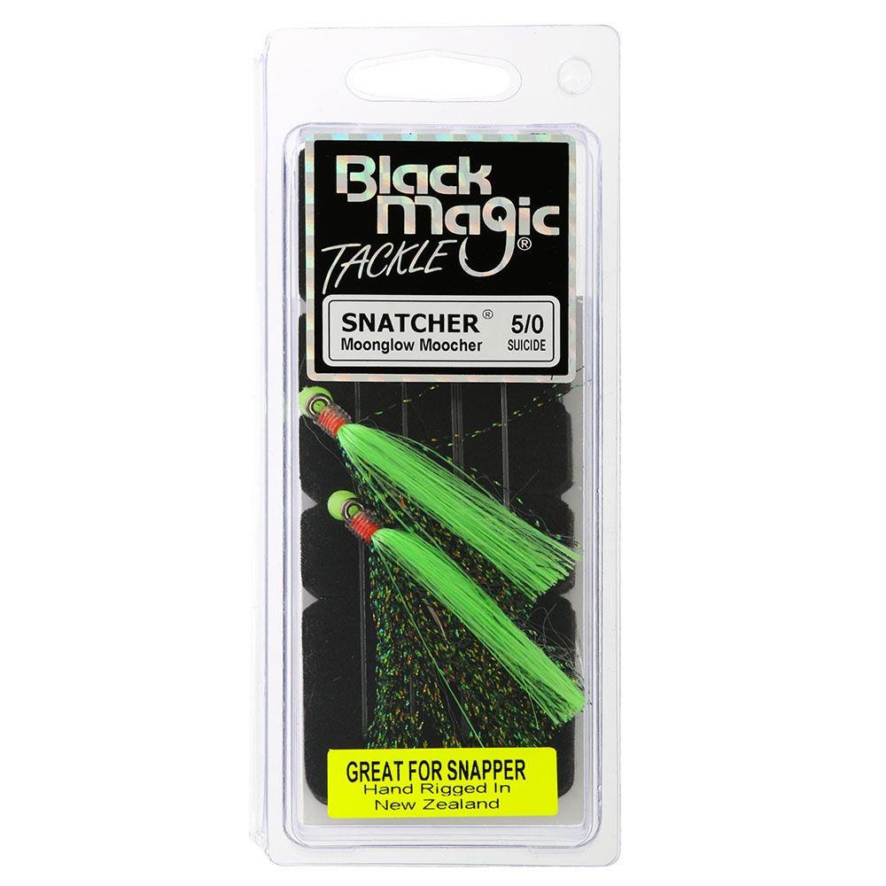 Black Magic Snatcher Moonglow Moocher Flasher Rig 5/0