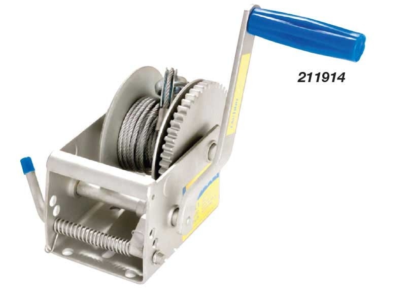 Atlantic Trailer Winch 5:1 with Galvanised Cable & Snap Hook