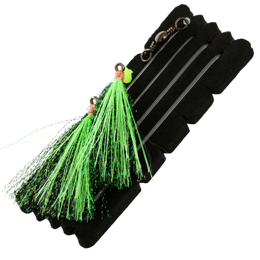 Black Magic Snatcher Moonglow Moocher Flasher Rig 7/0