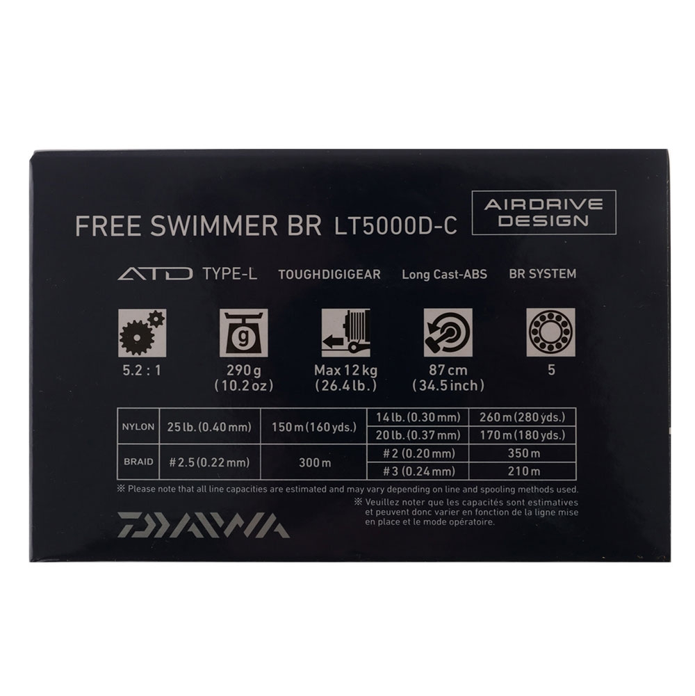 Daiwa 23 Free Swimmer BRLT 5000 Spinning Reel