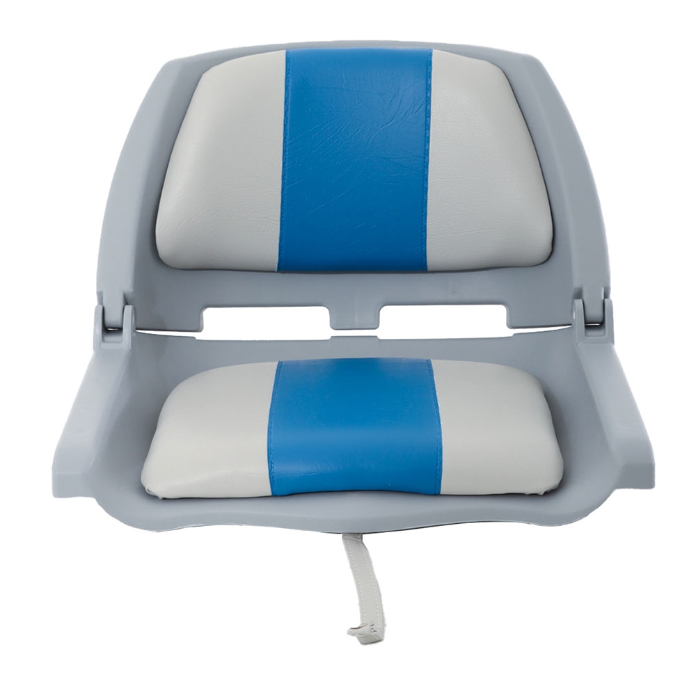 Springfield Traveller Folding Boat Seat Grey/Blue